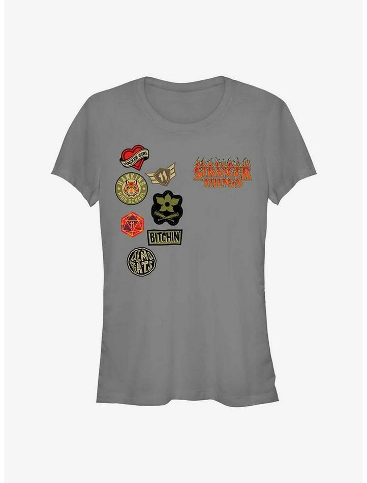 Deals π Stranger Things Patches π§ Girls T-Shirt π 1 Deals π Stranger Things Patches π§ Girls T-Shirt π