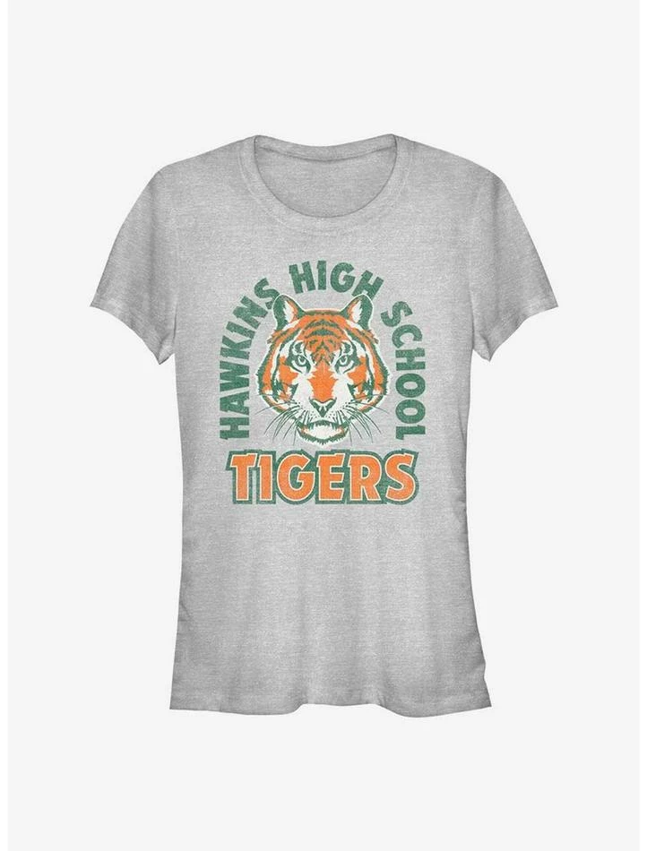 New π Stranger Things Hawkins High School Tigers Arch π§ Girls T-Shirt βοΈ 1 New π Stranger Things Hawkins High School Tigers Arch π§ Girls T-Shirt βοΈ