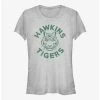 Coupon 🛒 Stranger Things Hawkins Tigers Logo 👧 Girls T-Shirt 🎁