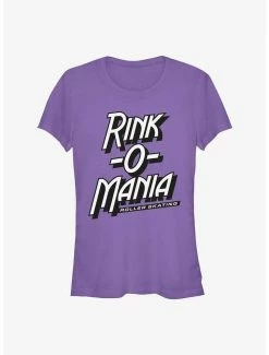 Buy 🎁 Stranger Things Rink-O-Mania Logo 👧 Girls T-Shirt ❤️
