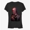 Promo ❤️ Stranger Things Shadowy Vecna Portrait 👧 Girls T-Shirt 😀