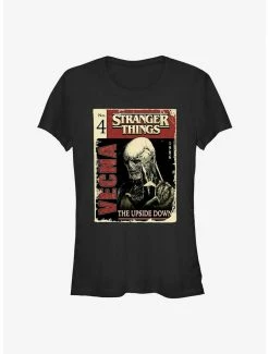 Cheapest 🌟 Stranger Things Vecna Pulp Cover 👧 Girls T-Shirt 👏
