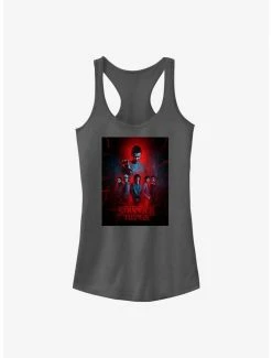 Best Pirce ❤️ Stranger Things Characters Poster 👧 Girls Tank 🔔