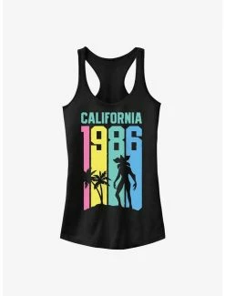 Brand new 👍 Stranger Things California Demogorgon 👧 Girls Tank 🌟