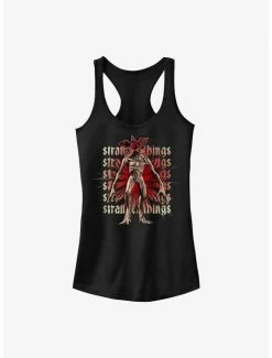 Cheapest ⌛ Stranger Things Demogorgon Focus 👧 Girls Tank 🧨