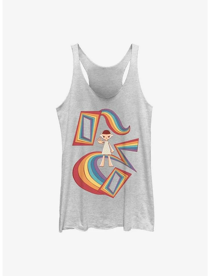 Best Sale π Stranger Things Eleven Rainbow π§ Girls Tank Top π 1 Best Sale π Stranger Things Eleven Rainbow π§ Girls Tank Top π