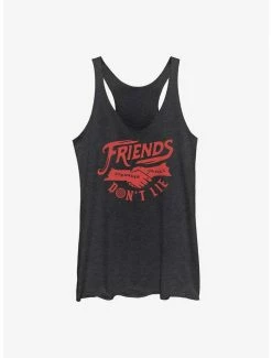 New 🛒 Stranger Things Friends Don't Lie 👧 Girls Tank Top 👏