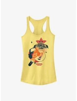 Cheap 😀 Stranger Things Dustin Thinking Cap 👧 Girls Tank ✔️