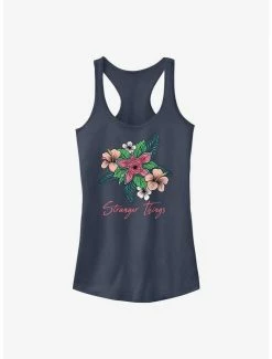Buy 🎉 Stranger Things Floral Things 👧 Girls Tank Top 😀