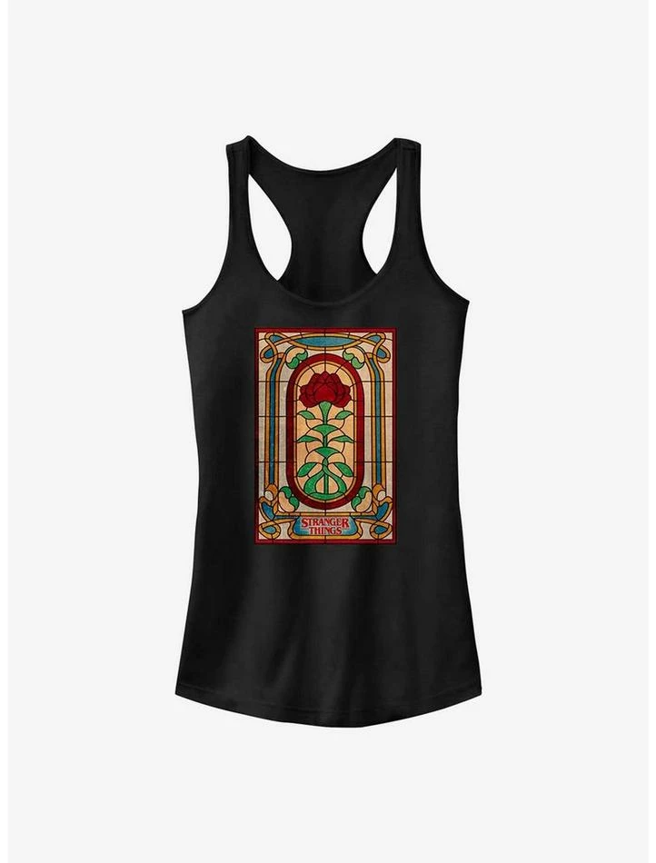 Coupon ๐ Stranger Things Stained Glass Rose ๐ง Girls Tank Top ๐ 1 Coupon ๐ Stranger Things Stained Glass Rose ๐ง Girls Tank Top ๐