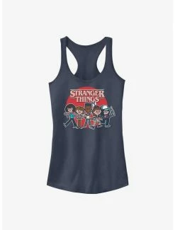 Promo 🔥 Stranger Things Toon Gang 👧 Girls Tank Top 🥰