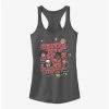 Discount ❤️ Stranger Things Toon Character Text Stack 👧 Girls Tank 🛒