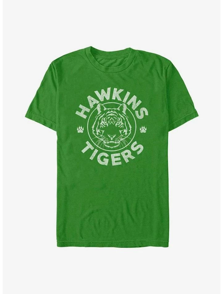 Hot Sale 🔔 Stranger Things Hawkins Tigers T-Shirt 🛒 1 Hot Sale 🔔 Stranger Things Hawkins Tigers T-Shirt 🛒
