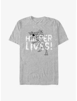 Cheapest 👏 Stranger Things Hopper Lives T-Shirt 😉