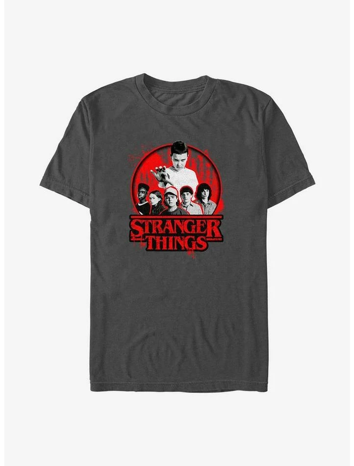 Flash Sale π Stranger Things Squad Bloody Badge T-Shirt π€© 1 Flash Sale π Stranger Things Squad Bloody Badge T-Shirt π€©