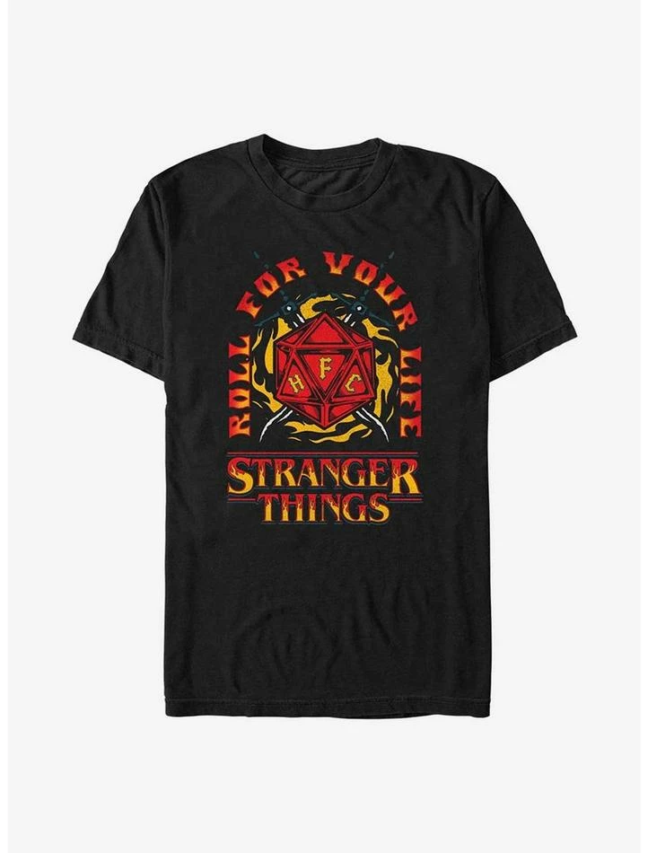 Deals β€οΈ Stranger Things Fire And Dice T-Shirt π 1 Deals β€οΈ Stranger Things Fire And Dice T-Shirt π