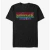 Budget 🔔 Stranger Things Dotted Rainbow Logo T-Shirt 🎁