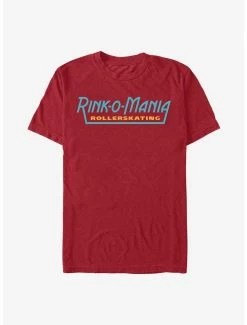 Promo ❤️ Stranger Things Rink-O-Mania Rollerskating Logo T-Shirt 👏