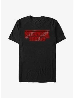 Coupon ⌛ Stranger Things Sparkly Logo T-Shirt 🛒