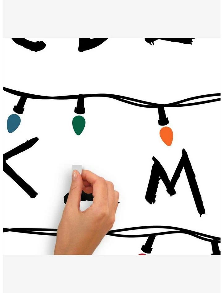 Budget ✔️ Stranger Things ❄ Christmas Light Peel & Stick Giant Wall Decals 🔔 6 Budget ✔️ Stranger Things ❄ Christmas Light Peel & Stick Giant Wall Decals 🔔 - Image 6