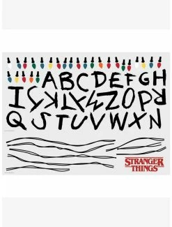 Stranger Things Sales Shop 21 Budget ✔️ Stranger Things ❄ Christmas Light Peel & Stick Giant Wall Decals 🔔