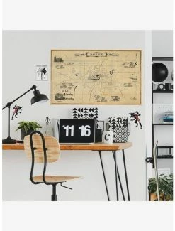 Best deal ❤️ Stranger Things Dry Erase Hawkins Map Peel & Stick Giant Wall Decal 💯 -Stranger Things Sales Shop 19334058 av3