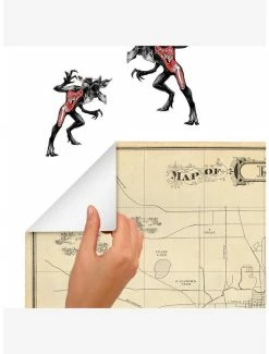 Best deal ❤️ Stranger Things Dry Erase Hawkins Map Peel & Stick Giant Wall Decal 💯 -Stranger Things Sales Shop 19334058 av5