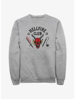Deals 🔔 Stranger Things Hellfire Club Logo Sweatshirt 🤩