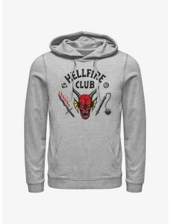 Outlet ✨ Stranger Things Hellfire Club Logo Hoodie 🥰