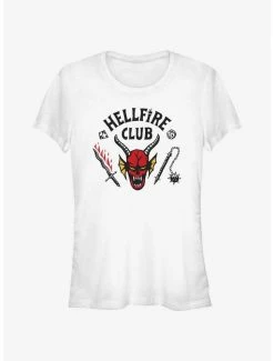 Deals 💯 Stranger Things Hellfire Club 👧 Girls T-Shirt ⭐