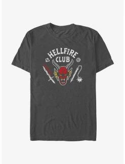 Promo 🎁 Stranger Things Hellfire Club Logo T-Shirt ⭐