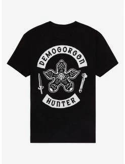 Deals 🎁 Stranger Things Demogorgon Hunter 👧 Girls T-Shirt 🔔