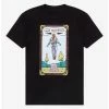 Cheapest 😍 Stranger Things Max Mayfield Tarot Card Boyfriend Fit 👧 Girls T-Shirt ✔️