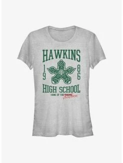 Hot Sale 👏 Stranger Things Hawkins High Demogorgons 👧 Girls T-Shirt 🥰