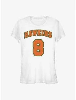 Promo 🎉 Stranger Things Hawkins Eight 👧 Girls T-Shirt 🌟