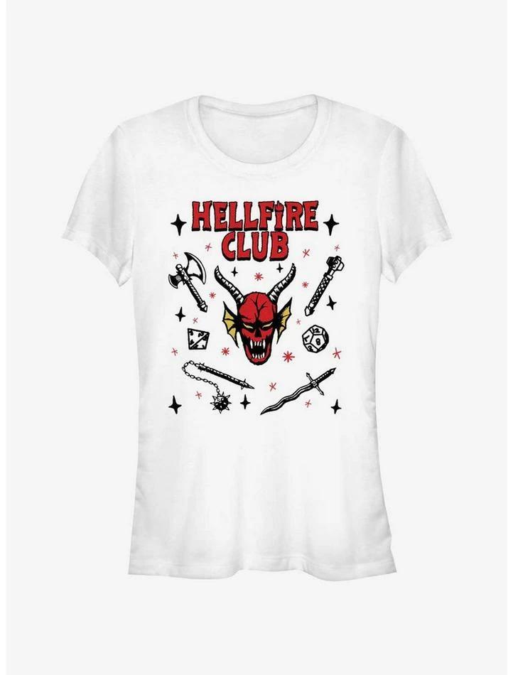 Deals ๐ฅ Stranger Things Hellfire Club ๐ง Girls T-Shirt ๐ฅฐ 1 Deals ๐ฅ Stranger Things Hellfire Club ๐ง Girls T-Shirt ๐ฅฐ