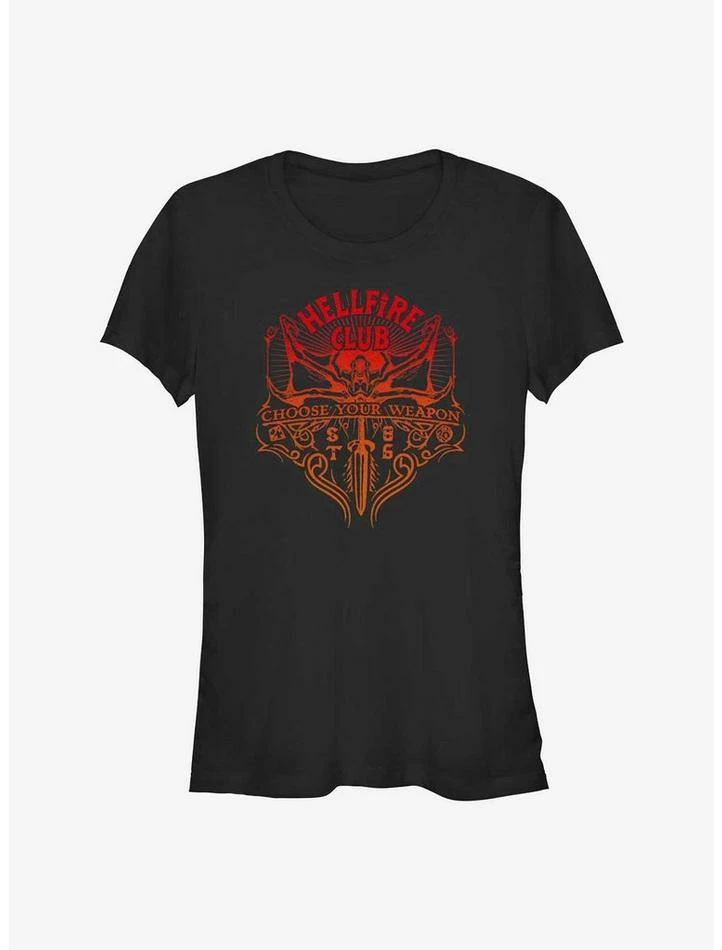 Best deal π Stranger Things Hellfire Weapon π§ Girls T-Shirt π 1 Best deal π Stranger Things Hellfire Weapon π§ Girls T-Shirt π
