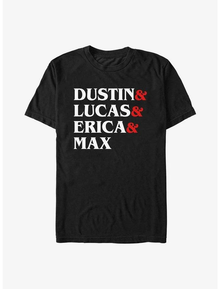 Best deal ๐ Stranger Things Dustin & Lucas & Erica & Max T-Shirt ๐ 1 Best deal ๐ Stranger Things Dustin & Lucas & Erica & Max T-Shirt ๐