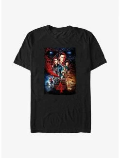 Cheapest ⌛ Stranger Things Season 4 Poster T-Shirt ✔️