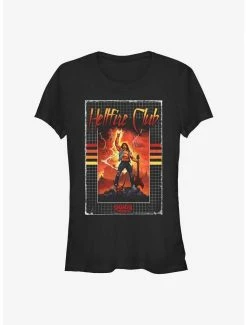 Coupon 😉 Stranger Things Eddie Munson Hellfire Club 👧 Girls T-Shirt 😍