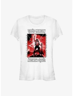 Flash Sale 😀 Stranger Things Power Of Eddie Munson 👧 Girls T-Shirt ⭐