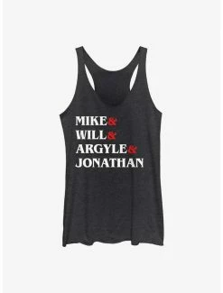 Brand new 🥰 Stranger Things Mike & Will & Argyle & Jonathan 👧 Girls Tank 🔥