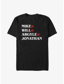 Budget ⭐ Stranger Things Mike & Will & Argyle & Jonathan T-Shirt 👍
