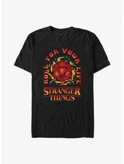 Top 10 🤩 Stranger Things Fire and Dice T-Shirt 🔔
