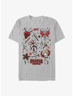 Top 10 🎁 Stranger Things Hellfire Club Doodles T-Shirt 🌟
