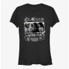 Best Sale 🔥 Stranger Things Hellfire Club Scrapbook 👧 Girls T-Shirt 💯