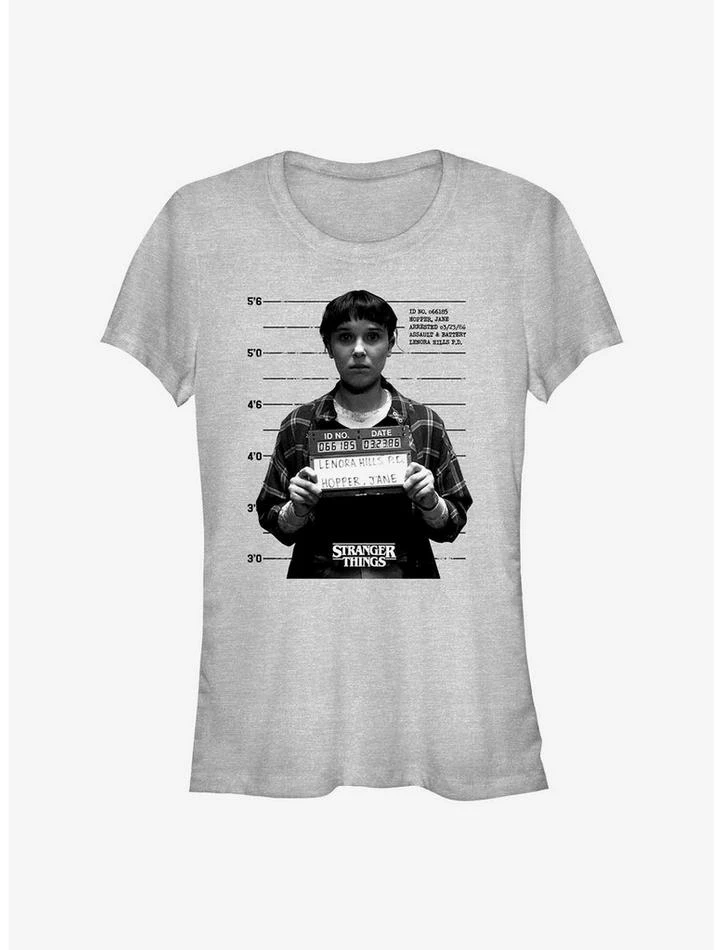 Deals π₯° Stranger Things Jane Hopper Mugshot π§ Girls T-Shirt π 1 Deals π₯° Stranger Things Jane Hopper Mugshot π§ Girls T-Shirt π