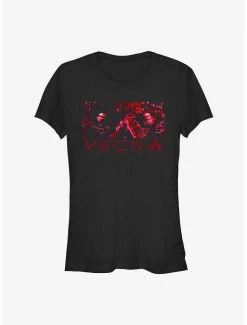Discount ❤️ Stranger Things Vecna Eyes 👧 Girls T-Shirt ✨