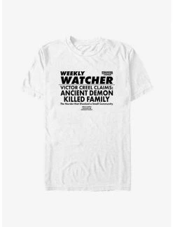 Best reviews of ⌛ Stranger Things Weekly ⌚ Watcher Victor Creel T-Shirt 🔔