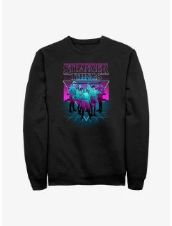 Discount ⭐ Stranger Things Neon Group Sweatshirt 🔥